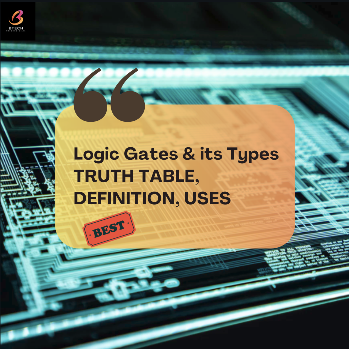 Logic Gates & its Types